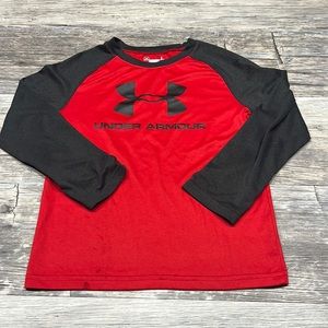 Red/black Under Armour shirt